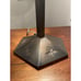 Antique Stained Glass Leaded Lamp and Shade Double Light