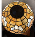 Antique Stained Glass Leaded Lamp and Shade Double Light