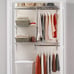 Configurations White Closet Kit Storage Organization