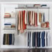 Configurations White Closet Kit Storage Organization