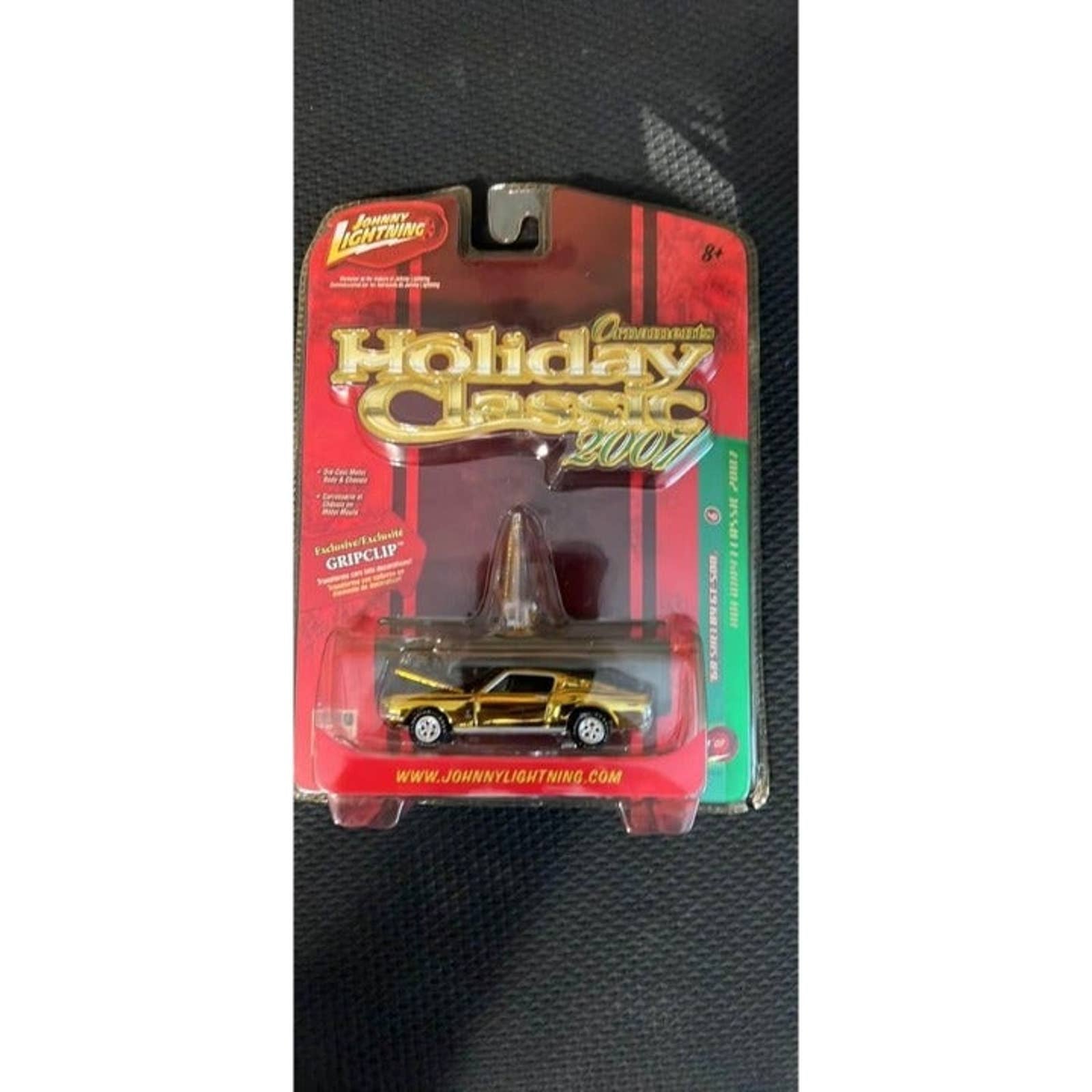 Johnny Lightning ‘68 Shelby GT Gold Chromed W/Cragars GT-500 Classics 2007 HTF C
