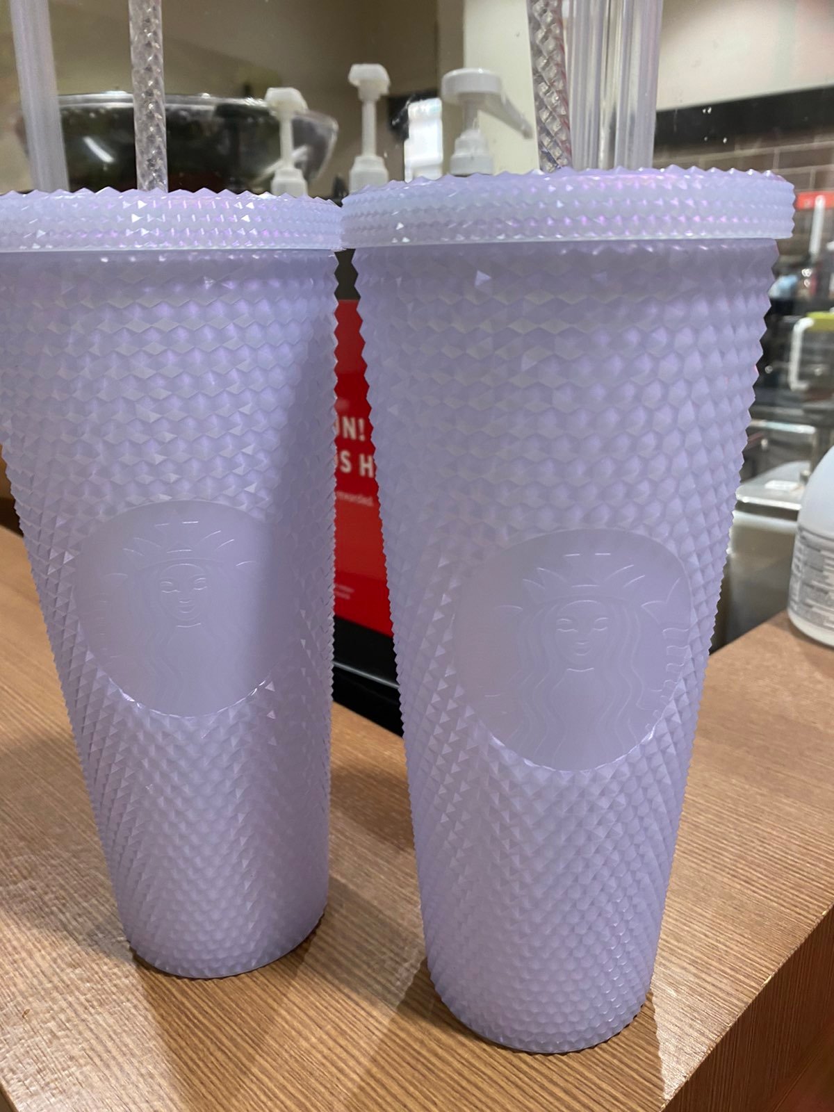 Starbucks 24oz 2021 Holiday Tumbler Duo