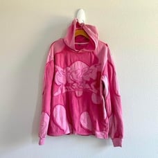 5ive5 Studios Hot Pink Oversized Heavyweight LIMITED EDITION Cozy Hoodie Sz L