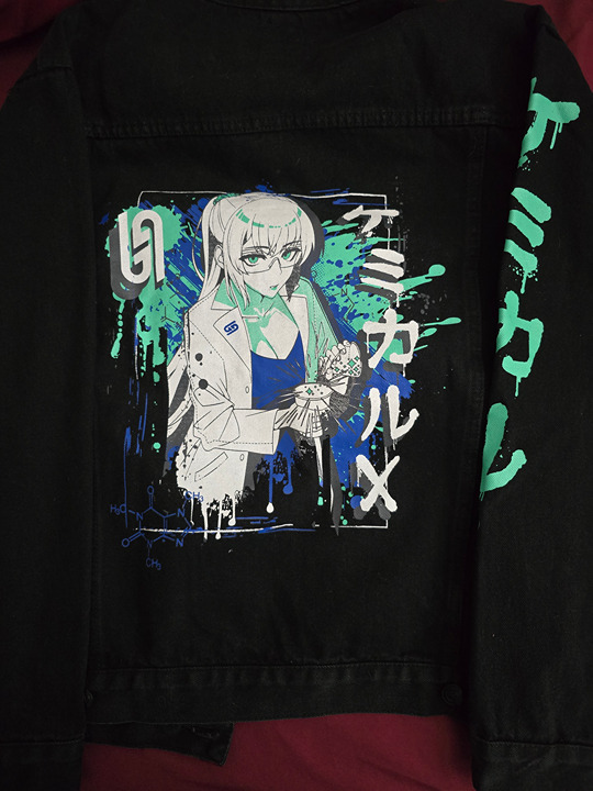 Gamersupps Waifu Cup Scientist Denim Jacket Large