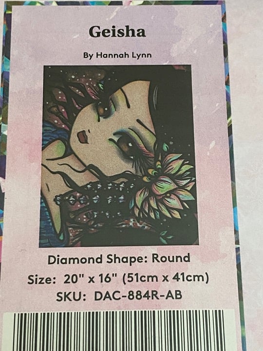 Diamond art club geisha by hannah lynn