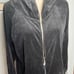 Juicy Couture Zip Up Hoodie Black Striped Women's Jacket Size Extra Large