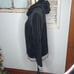 Juicy Couture Zip Up Hoodie Black Striped Women's Jacket Size Extra Large