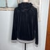 Juicy Couture Zip Up Hoodie Black Striped Women's Jacket Size Extra Large