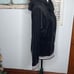 Juicy Couture Zip Up Hoodie Black Striped Women's Jacket Size Extra Large