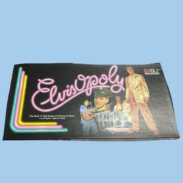 Vintage 1995 Elvisopoly Elvis Presley Monopoly Board Game Complete