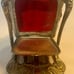Victorian antique Golden Throne Jewelry chest Early 1900s English w/ hidden box