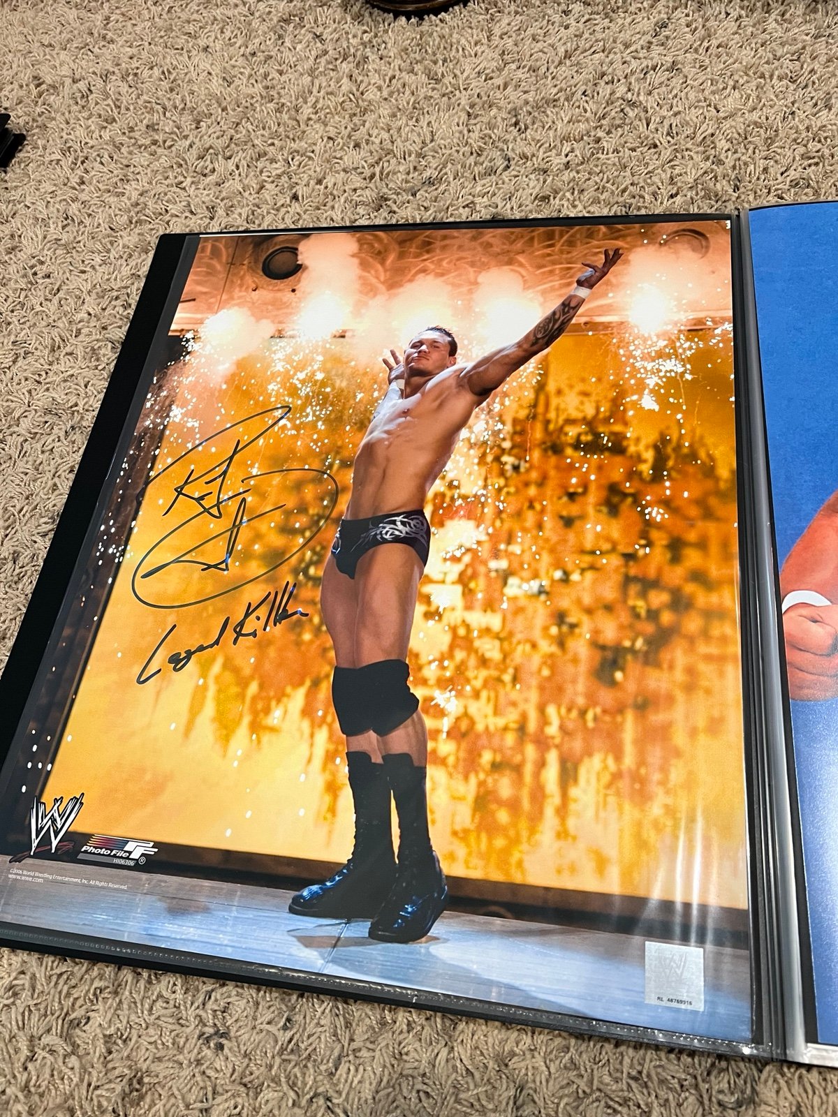 Randy Orton Wwe Autographed Poster