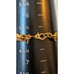 Vintage Monet Chunky Gold Tone Rope Chain Bracelet