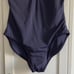 Andie The Malibu One Piece Swimsuit in Navy Blue Size LT