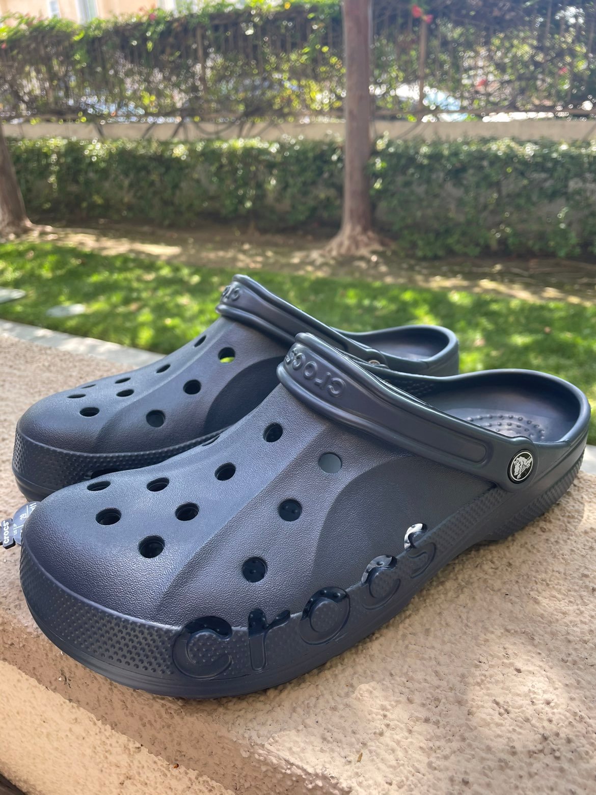 Navy Blue Baya Crocs