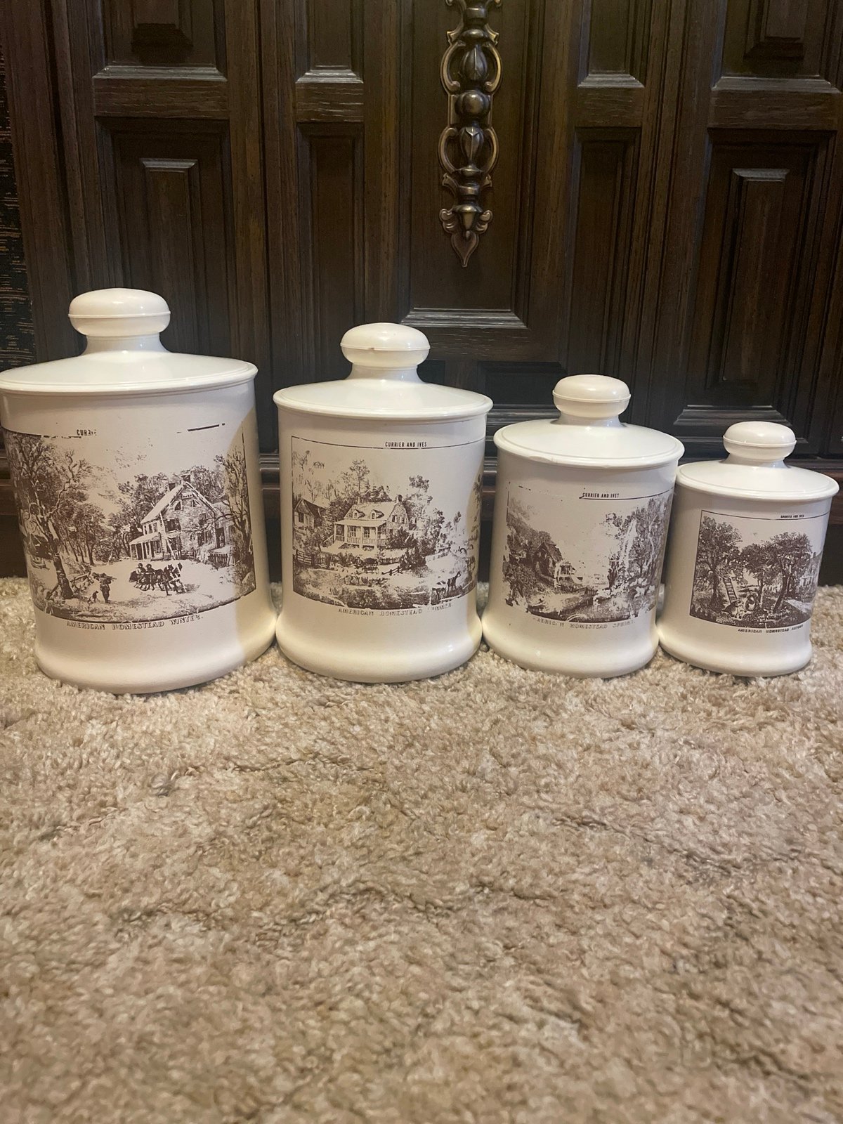 Vintage Canister Set