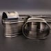 Set of 6 Olivia's Heartland Antique Pewter Oval Napkin Rings