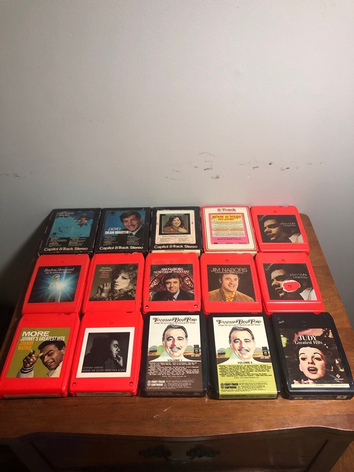 Vintage 8-Track Cassette Tapes (Lot of 15) (Set #1)