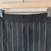 PierAntonioGaspari Made In Italy Virgin Wool Striped Skirt Asymmetrical Hem 42