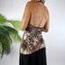 Vintage Y2K Brown Bohemian Indie Animal Print Summer Halter Top / Size: 4