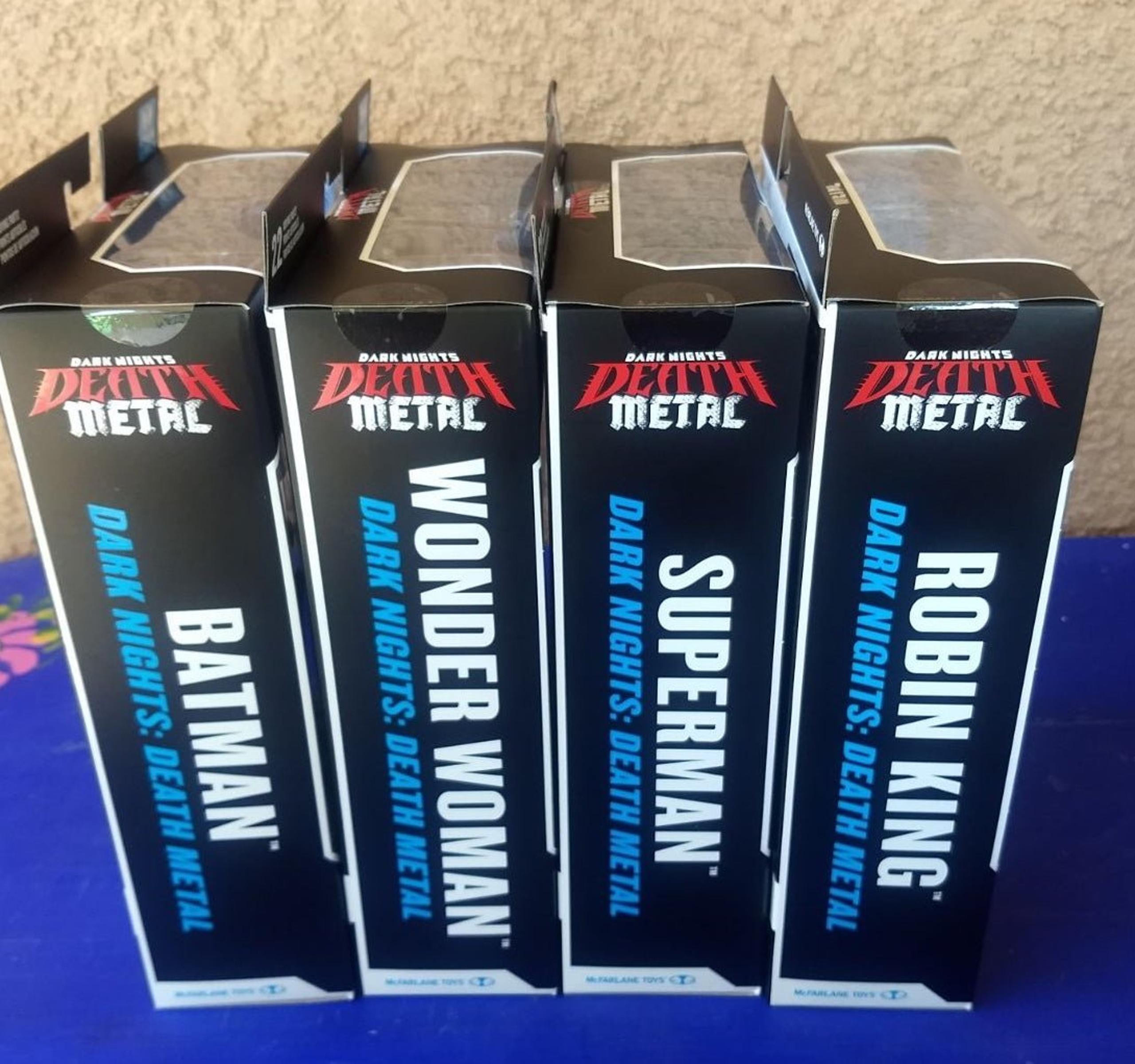 DC multiverse  Dark nights Deathmetal BAF "Dark Father "Complete set NEW