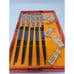 High Ranking Presents Chop Sticks Of China Set, 5 Sticks And 5 Rests With Case