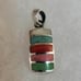 Multi-colored Sterling Silver Pendant