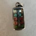 Multi-colored Sterling Silver Pendant