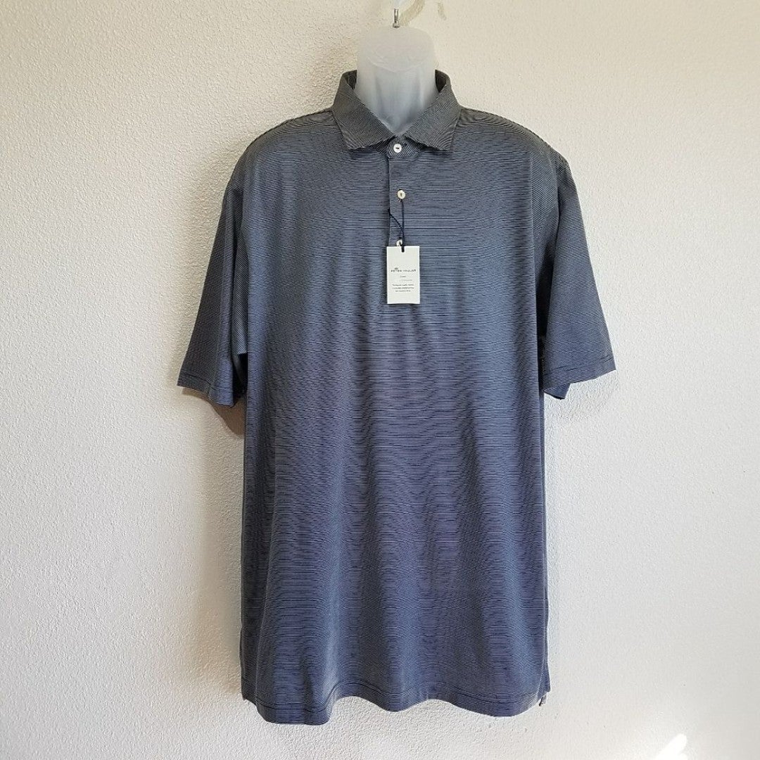 Peter Millar Striped Cotton Polo