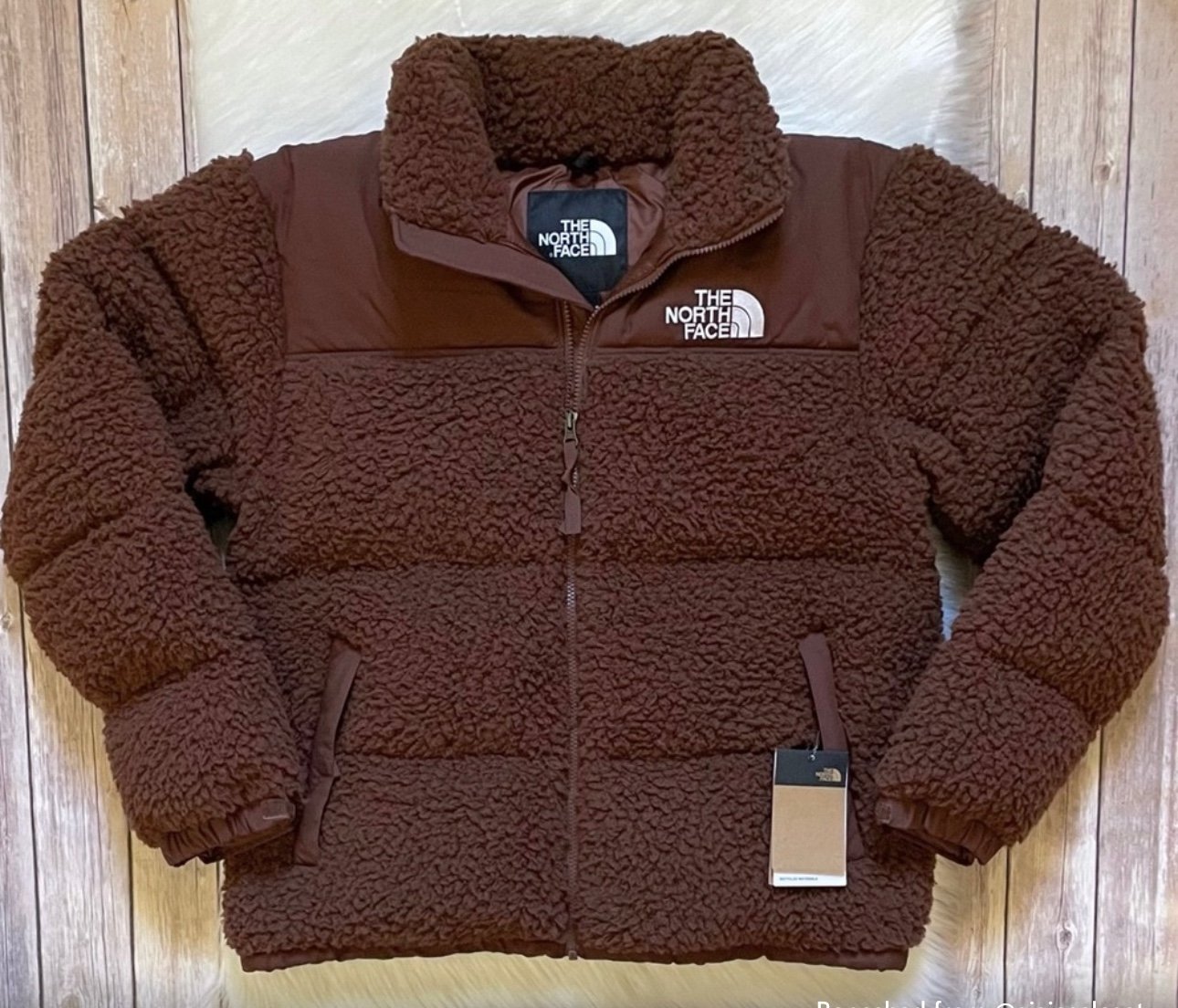 North Face Nuptse Puffer Coat Cocoa