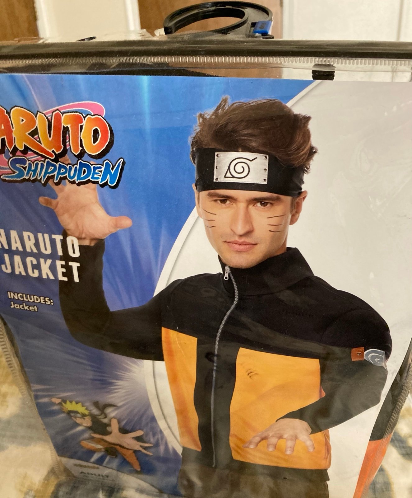 Naruto Shippuden Spirit Halloween Costume Jacket with bonus headband