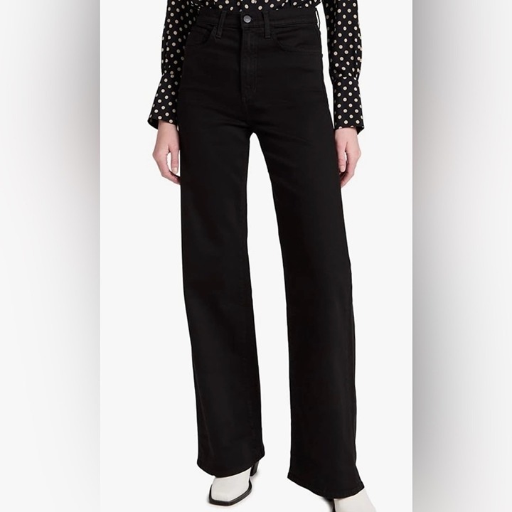 JOE’S JEANS WIDE LEG MUSE BLACK DENIM