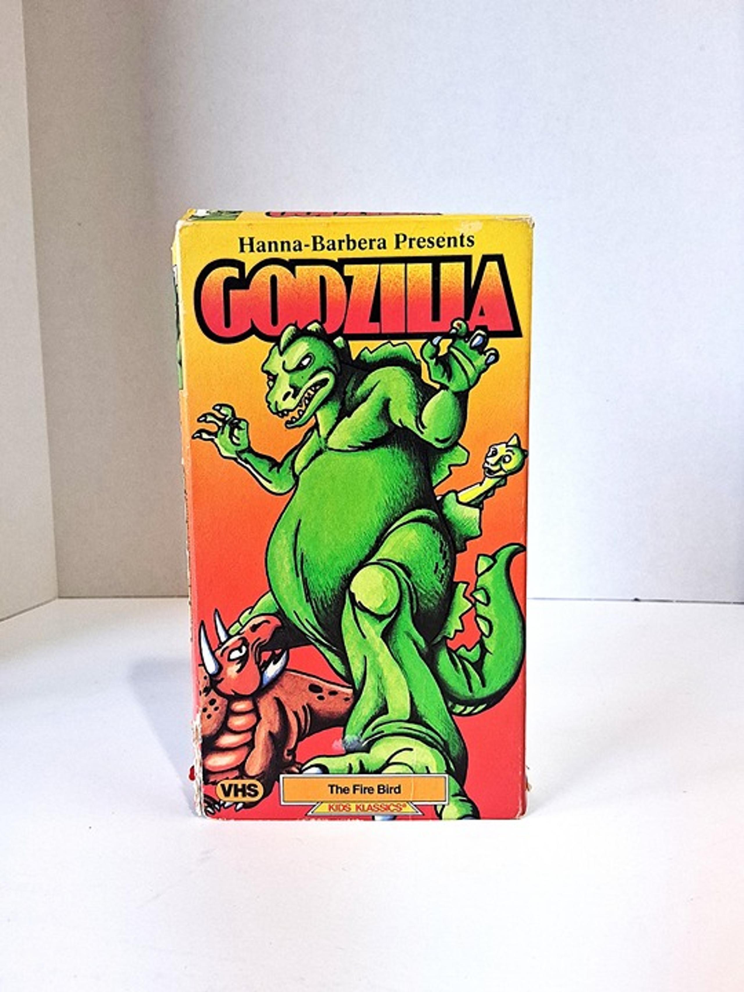 Hanna Barbera Presents GODZILLA The Fire Bird Kids Klassics VHS Animated Cartoon
