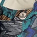Prana Kayana Womens Floral Build In Bra Strappy Underwire One Piece Swimsuit 34D