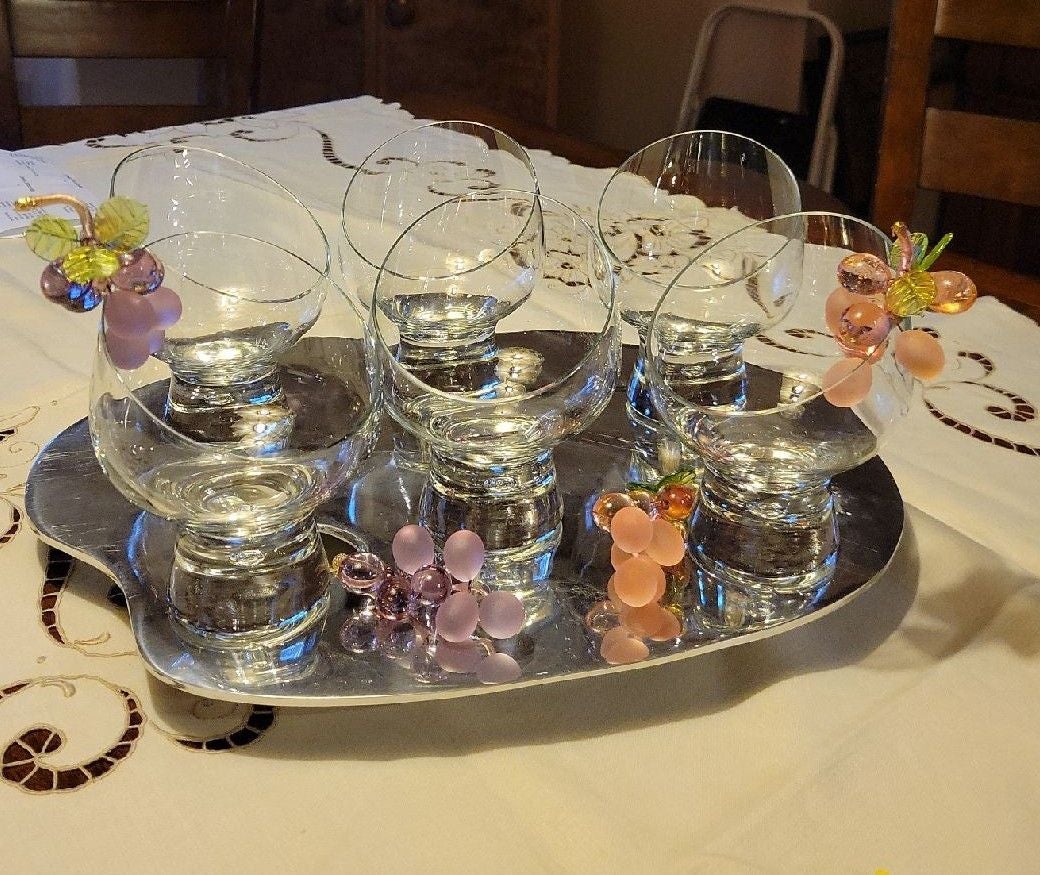 Kosta Boda Angled Dessert Glasses