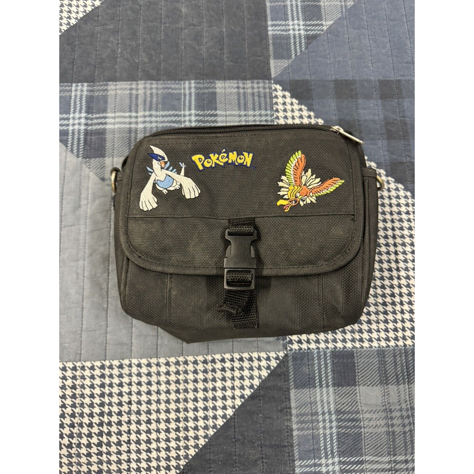 Vintage Nintendo Game Boy Pokemon Lugia Ho-Oh Gold Silver Carry Case Travel Bag