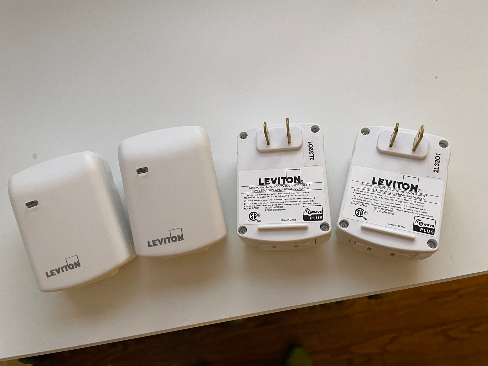 Leviton smart plug outlet dimmer set of 4
