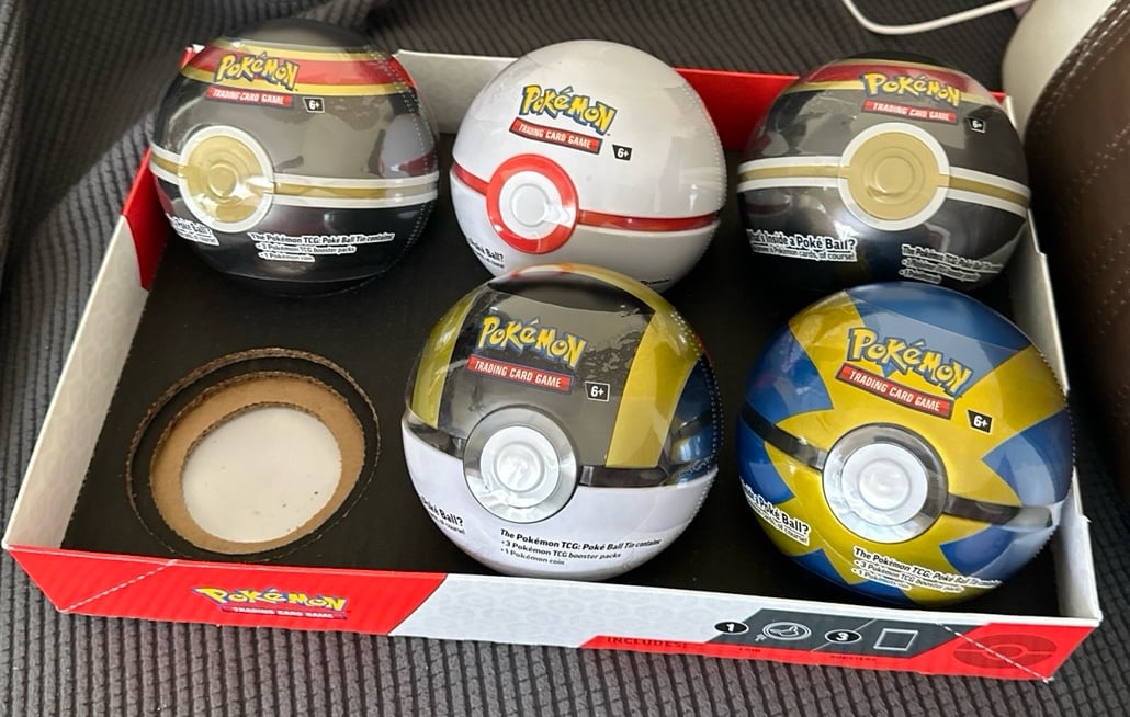 POKEBALL TINS BRAND NEW SEALED LOT