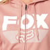 EFFORTLESSLY COOL VINTAGE FOX RACING ASCOT ZIP HOODIE in BLUSH