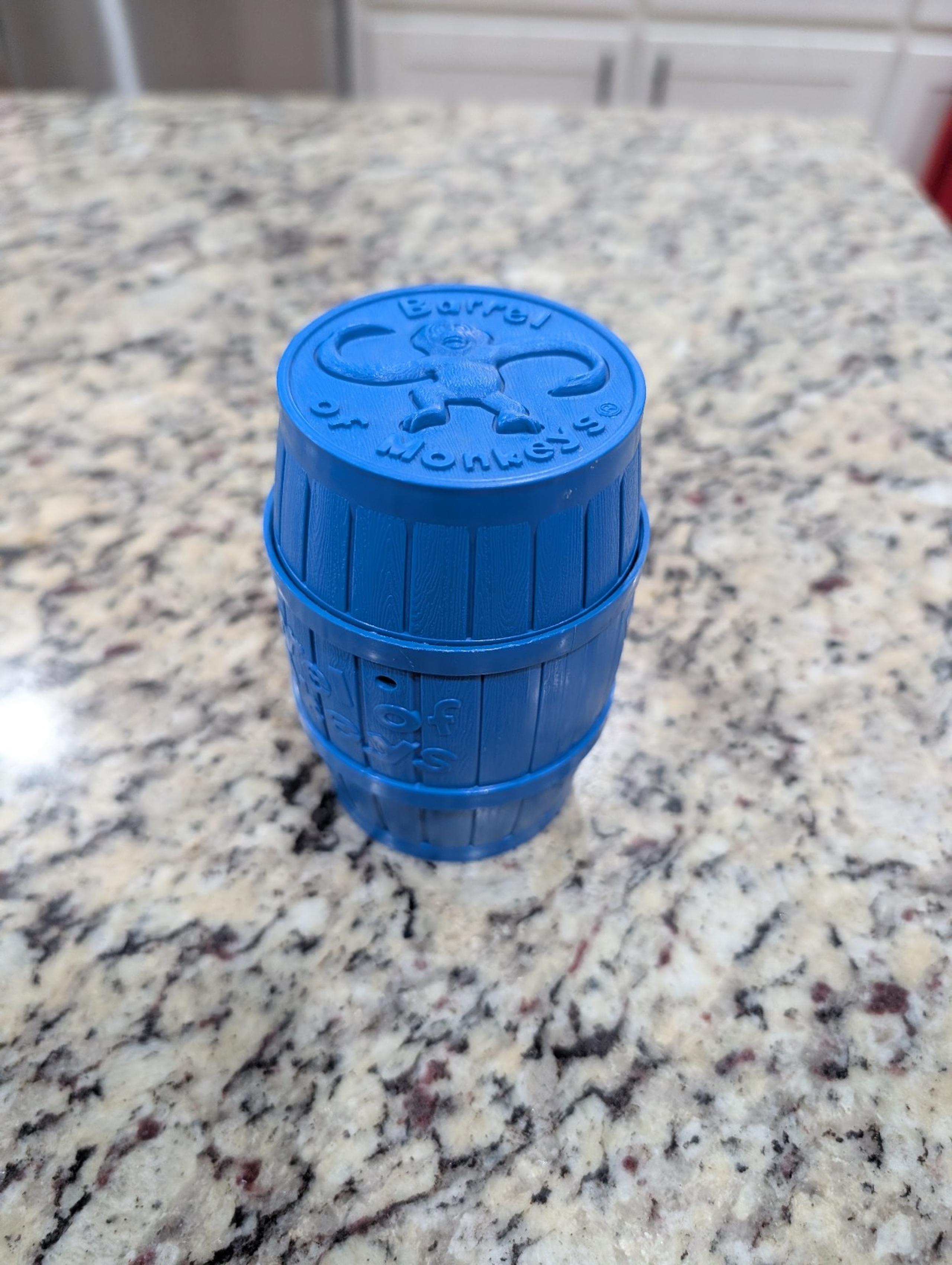 Blue Barrel of Monkeys Game
