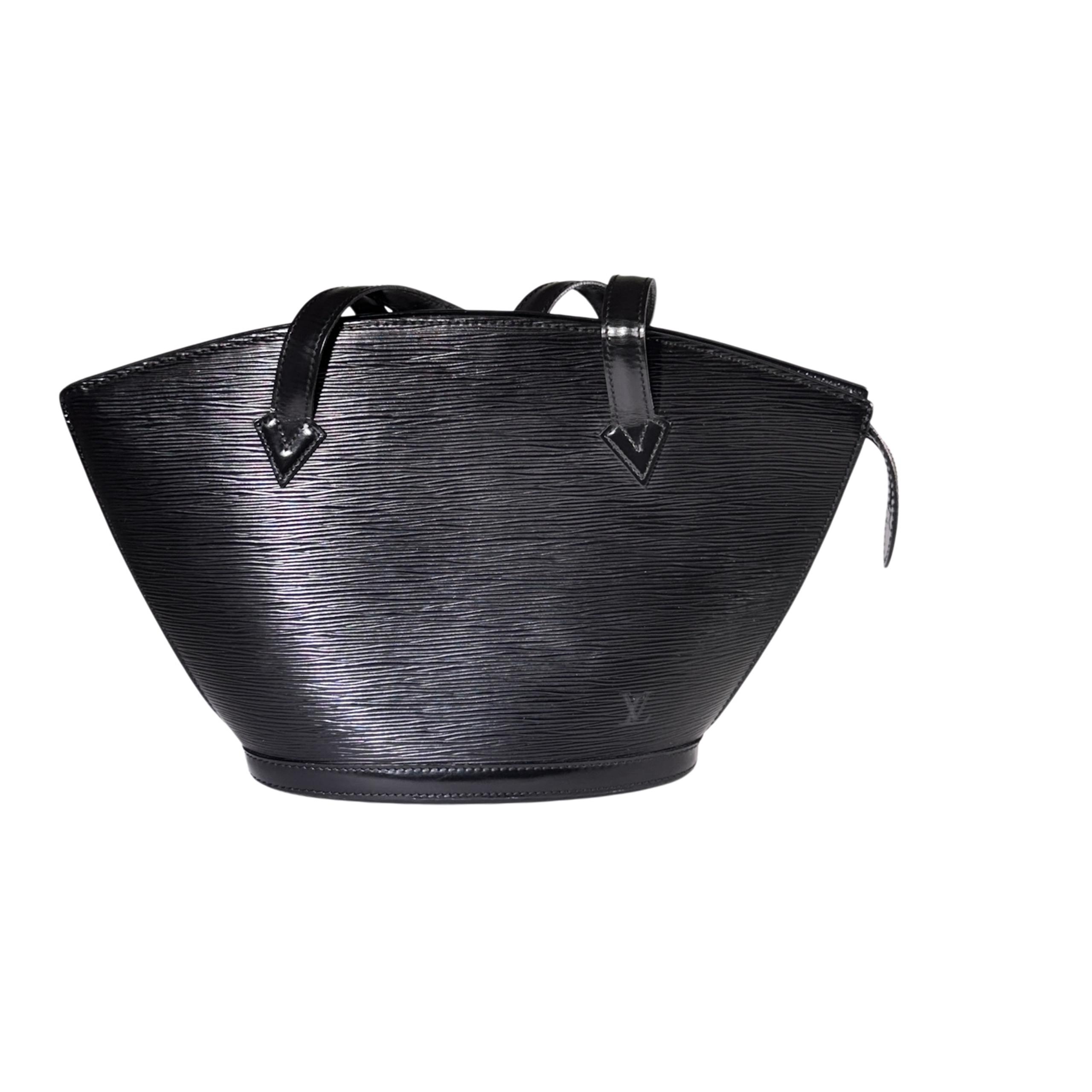 Saint Jacques Black EPI Leather Women's Shoulder Tote Bag - Louis Vuitton