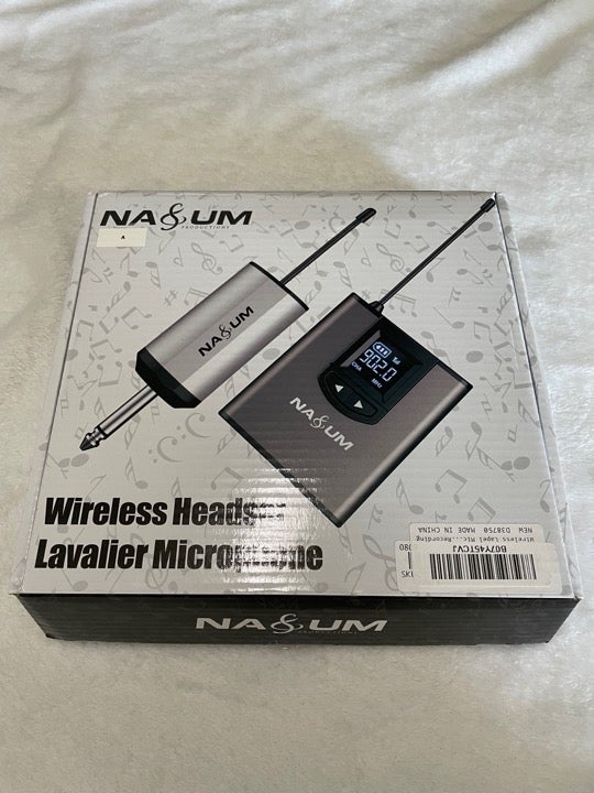 Nasum: 2-PACK Wireless Headset Lavalier Microphone System