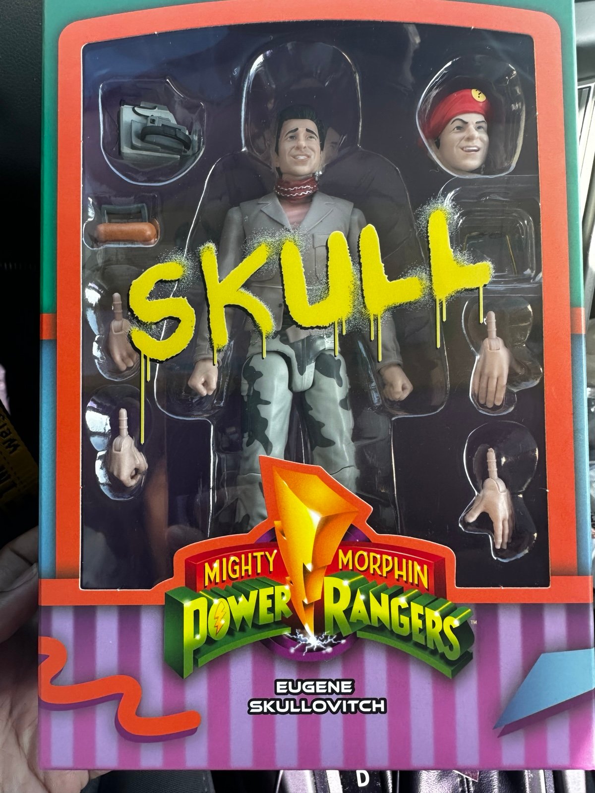 Mighty Morphin Power Rangers Eugene Skullovitch Super7 Figure