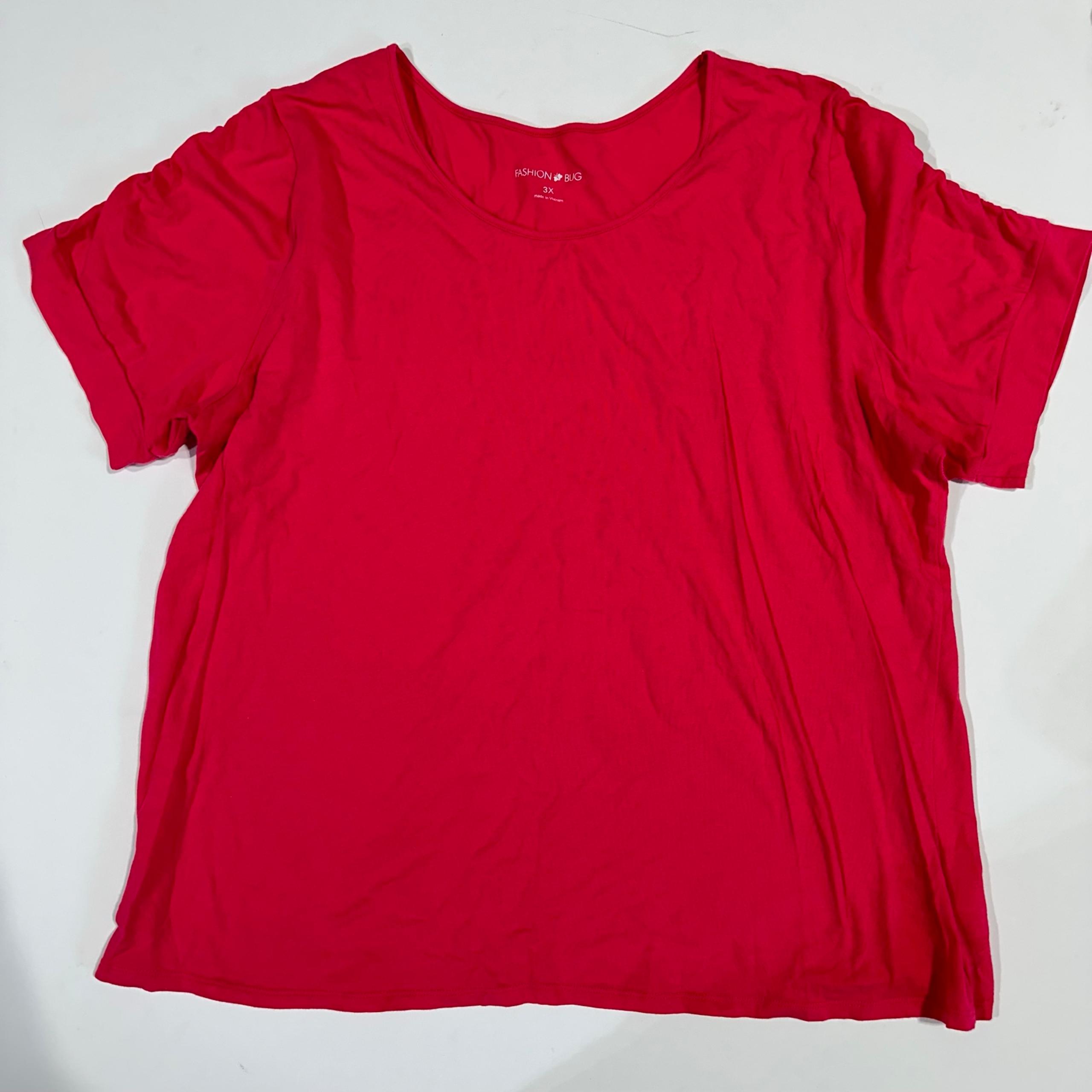 Fashion bug hot pink T-shirt, size 3X