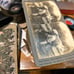 Stereoscope pictures hard carveboard some color60 total in vintage dove tail no