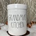 RAE DUNN FARMHOUSE HOME DECOR CERAMIC GRANDMA KITCHEN CROCK COOK UTENSILS NEW RD