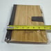 Maui Jim 7x9 Field Notes Bamboo Cover Pen Notebook Leather Accent New.