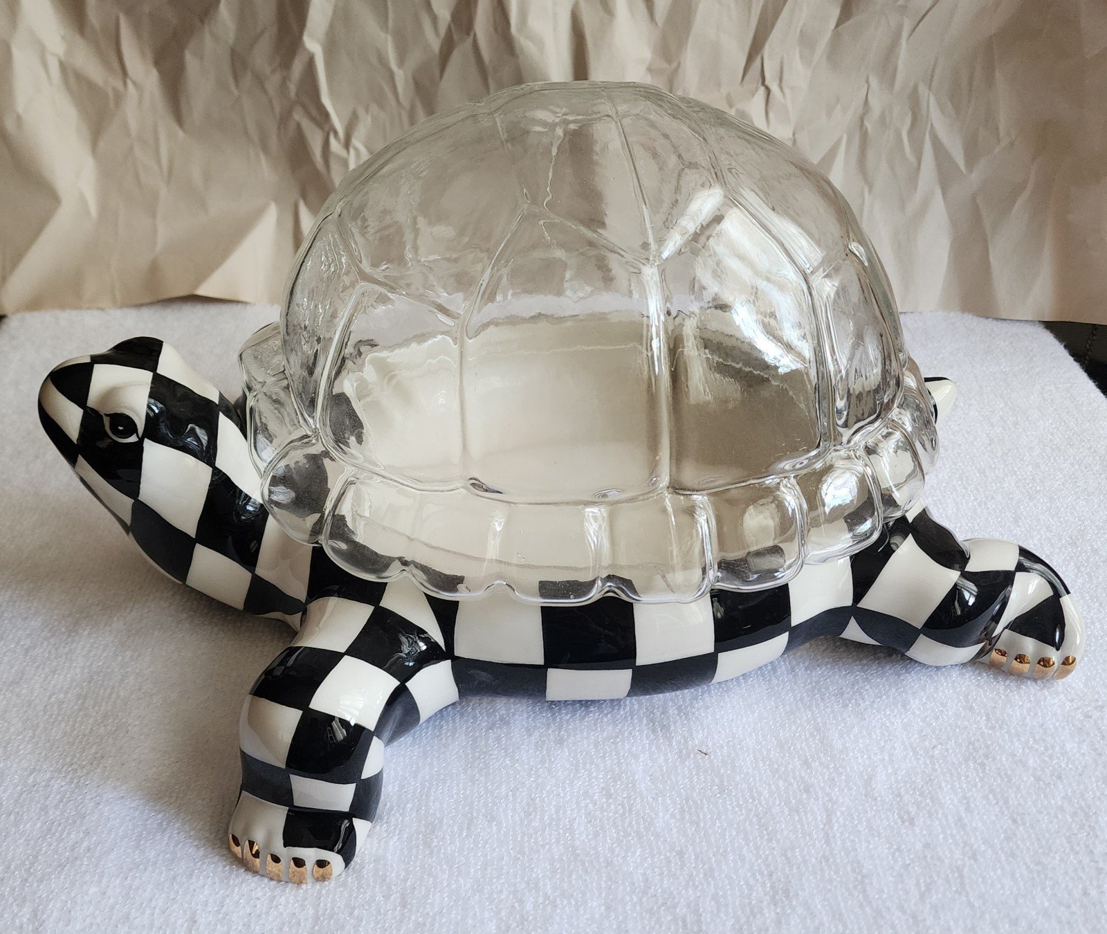 MACKENZIE CHILDS Turtle Terrarium