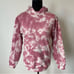 Lululemon All Yours Hoodie Marmoleado Tie Dye Brier Rose Pink Fleece EUC Size 4