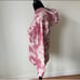 Lululemon All Yours Hoodie Marmoleado Tie Dye Brier Rose Pink Fleece EUC Size 4